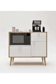 Fresh Kahve Köşesi / Çok Amaçlı Dolap / Airfryer Dolabı / Mutfak Organizeri